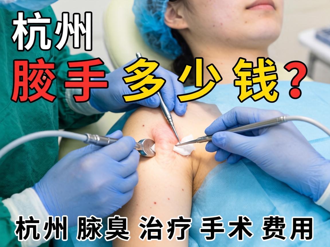 杭州腋臭手术多少钱？详解杭州腋臭治疗手术费用