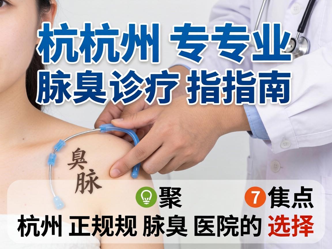 杭州专业腋臭诊疗指南，聚焦杭州正规腋臭医院的选择