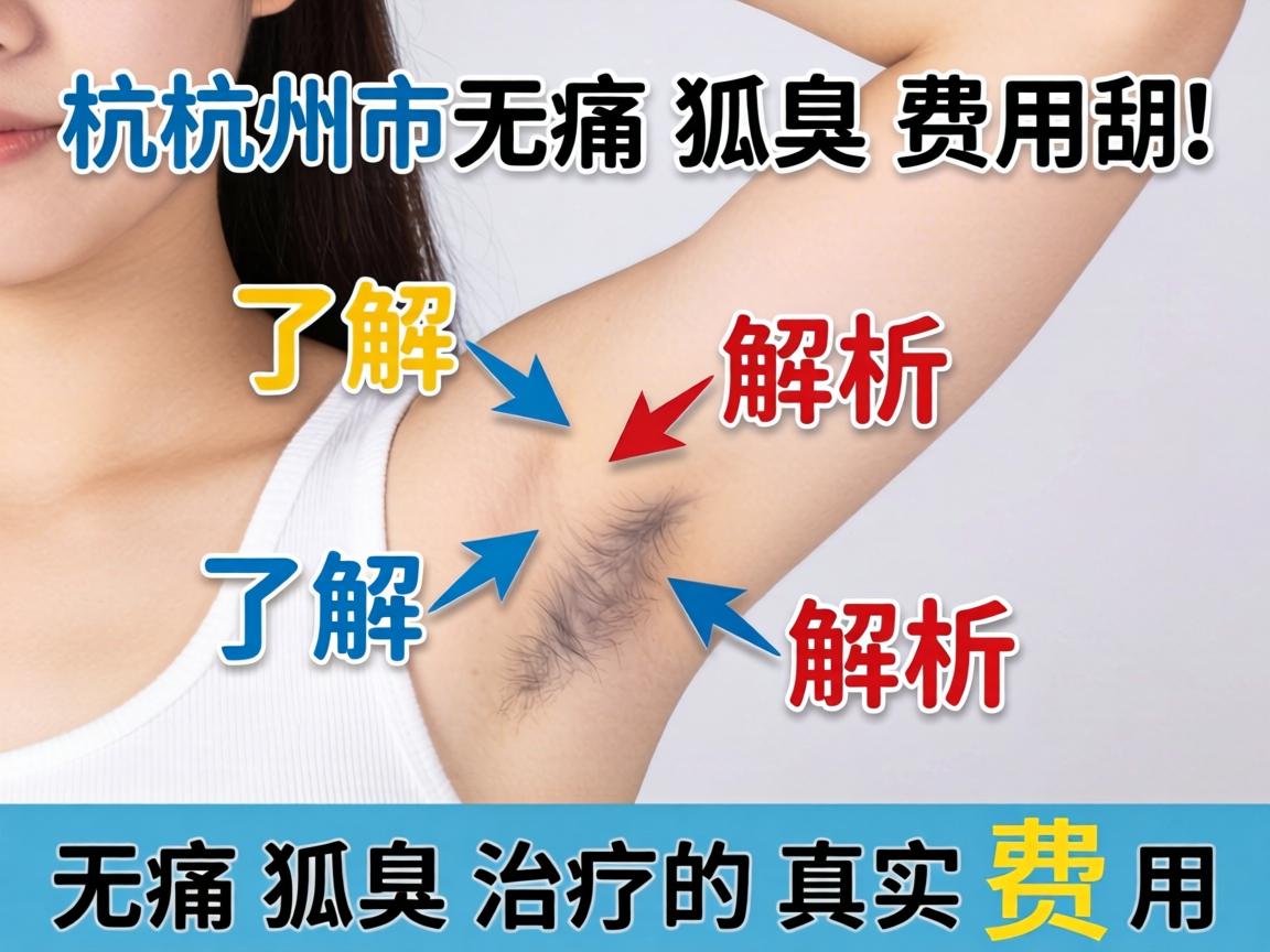 杭州无痛狐臭费用解析，了解无痛狐臭治疗的真实费用
