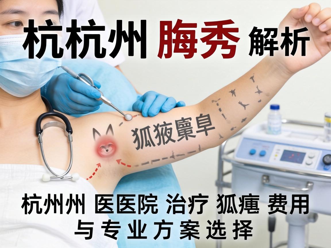 杭州腋秀解析，杭州医院治疗狐臭费用与专业方案选择