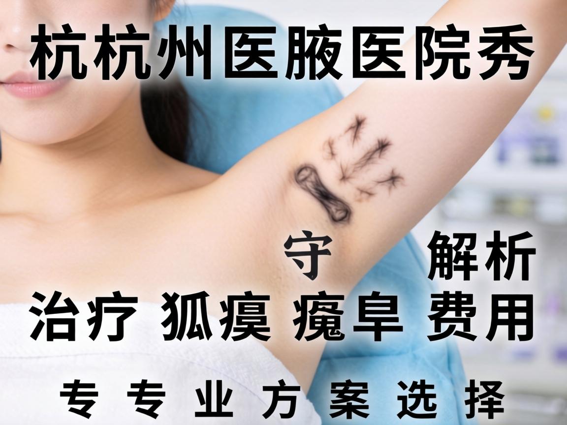 杭州腋秀解析，杭州医院治疗狐臭费用与专业方案选择