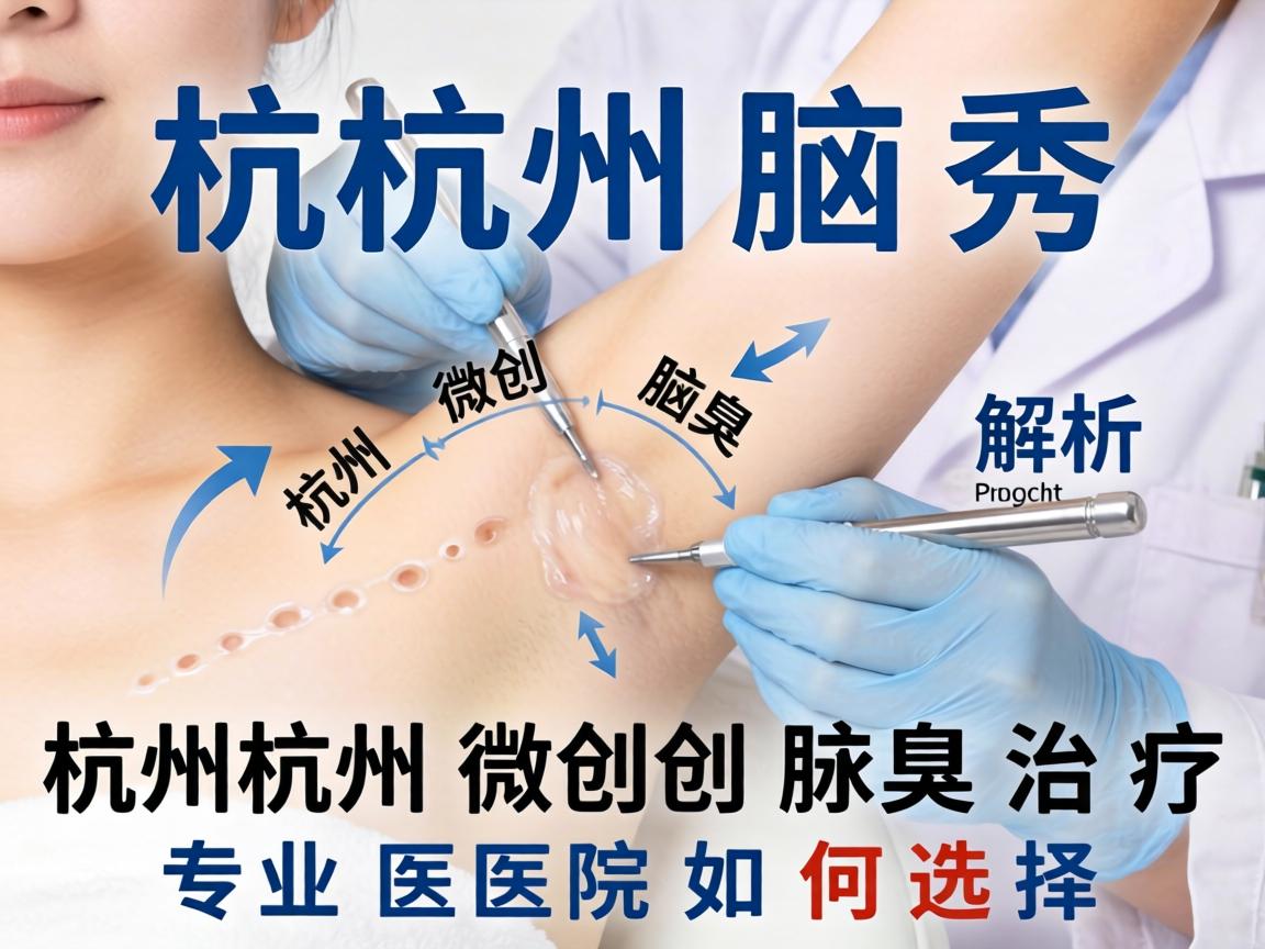 杭州腋秀解析，杭州微创腋臭治疗，专业医院如何选择