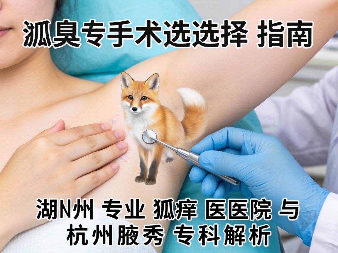 狐臭手术选择指南，湖州专业狐臭医院与杭州腋秀专科解析