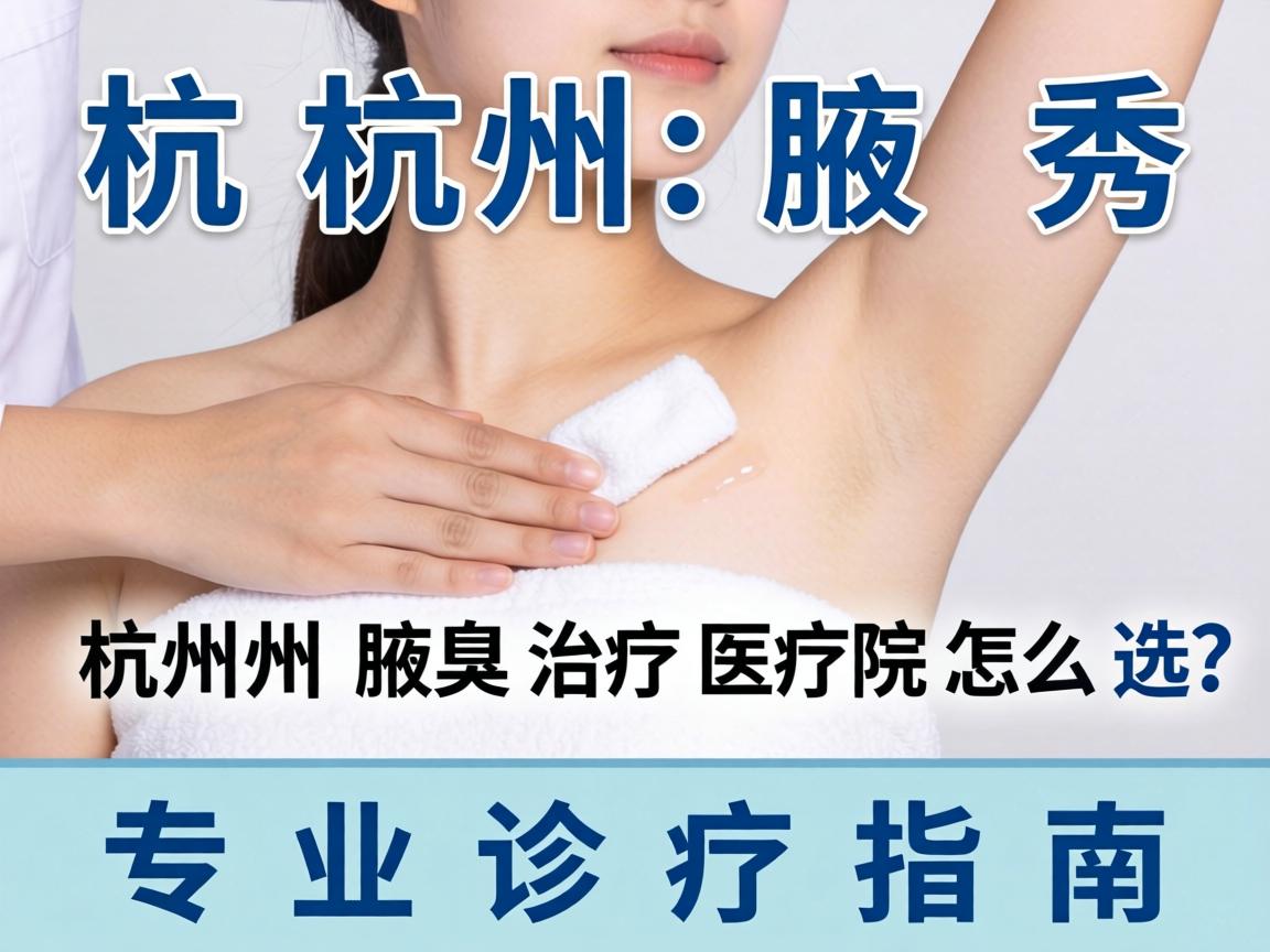 杭州腋秀解析，杭州腋臭治疗医院怎么选？专业诊疗指南