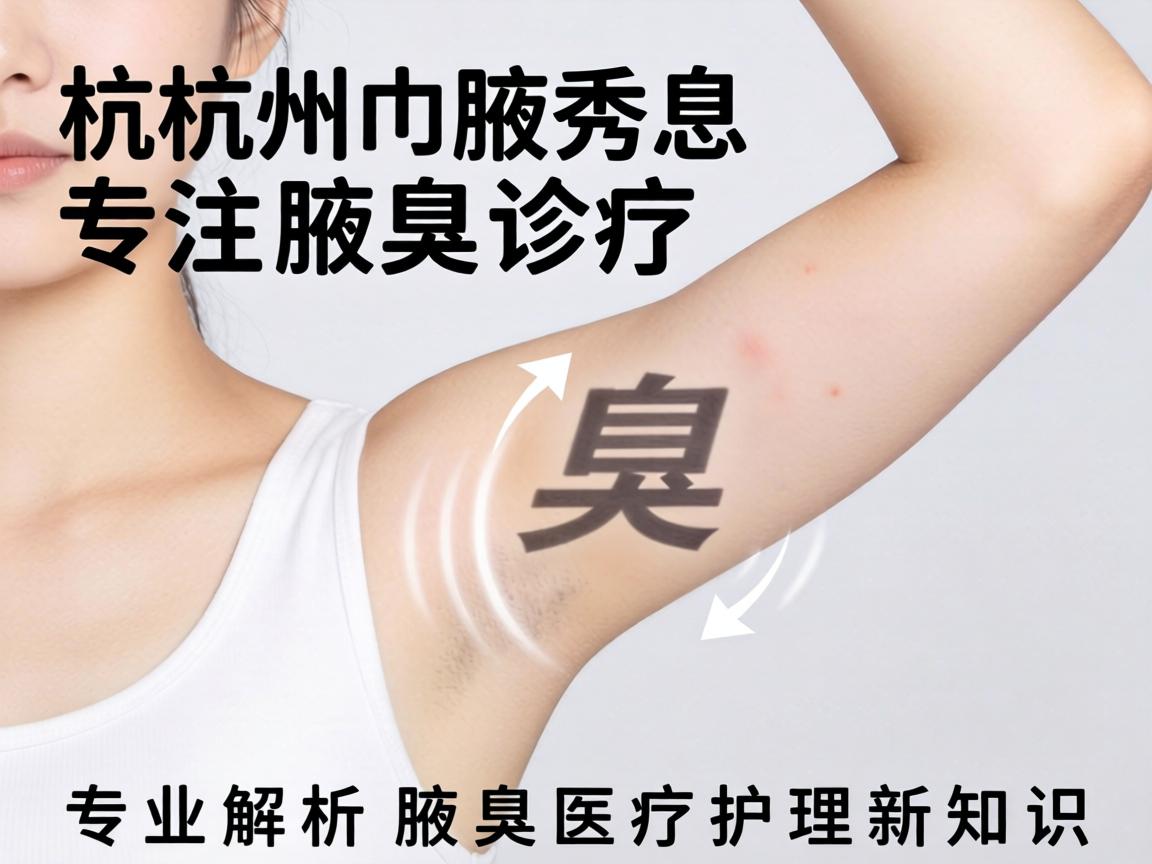 杭州腋秀专注腋臭诊疗，专业解析腋臭医疗护理新知识