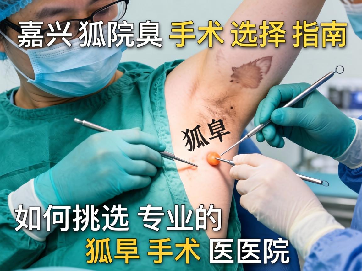 嘉兴狐臭手术医院选择指南，如何挑选专业的狐臭手术医院