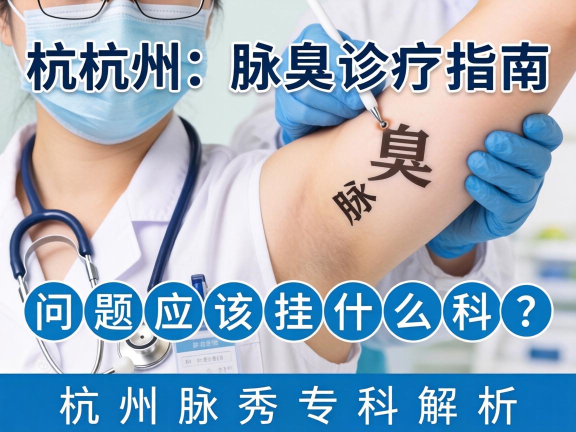 杭州腋臭诊疗指南，腋臭问题应该挂什么科？杭州腋秀专科解析