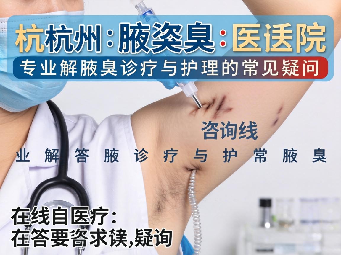 杭州腋臭医院在线咨询，专业解答腋臭诊疗与护理的常见疑问