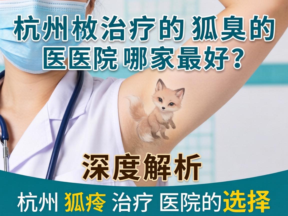 杭州治疗狐臭的医院哪家最好？深度解析杭州狐臭治疗医院的选择