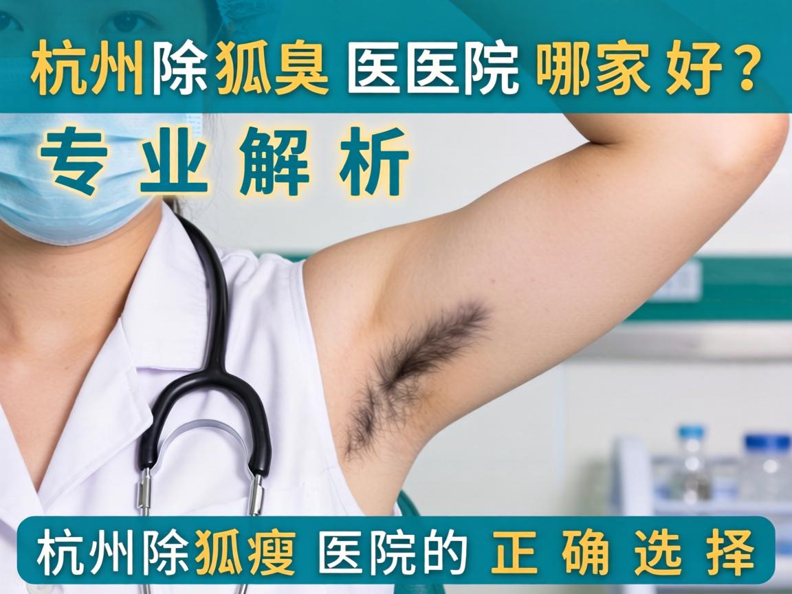 杭州除狐臭医院哪家好？专业解析杭州除狐臭医院的正确选择