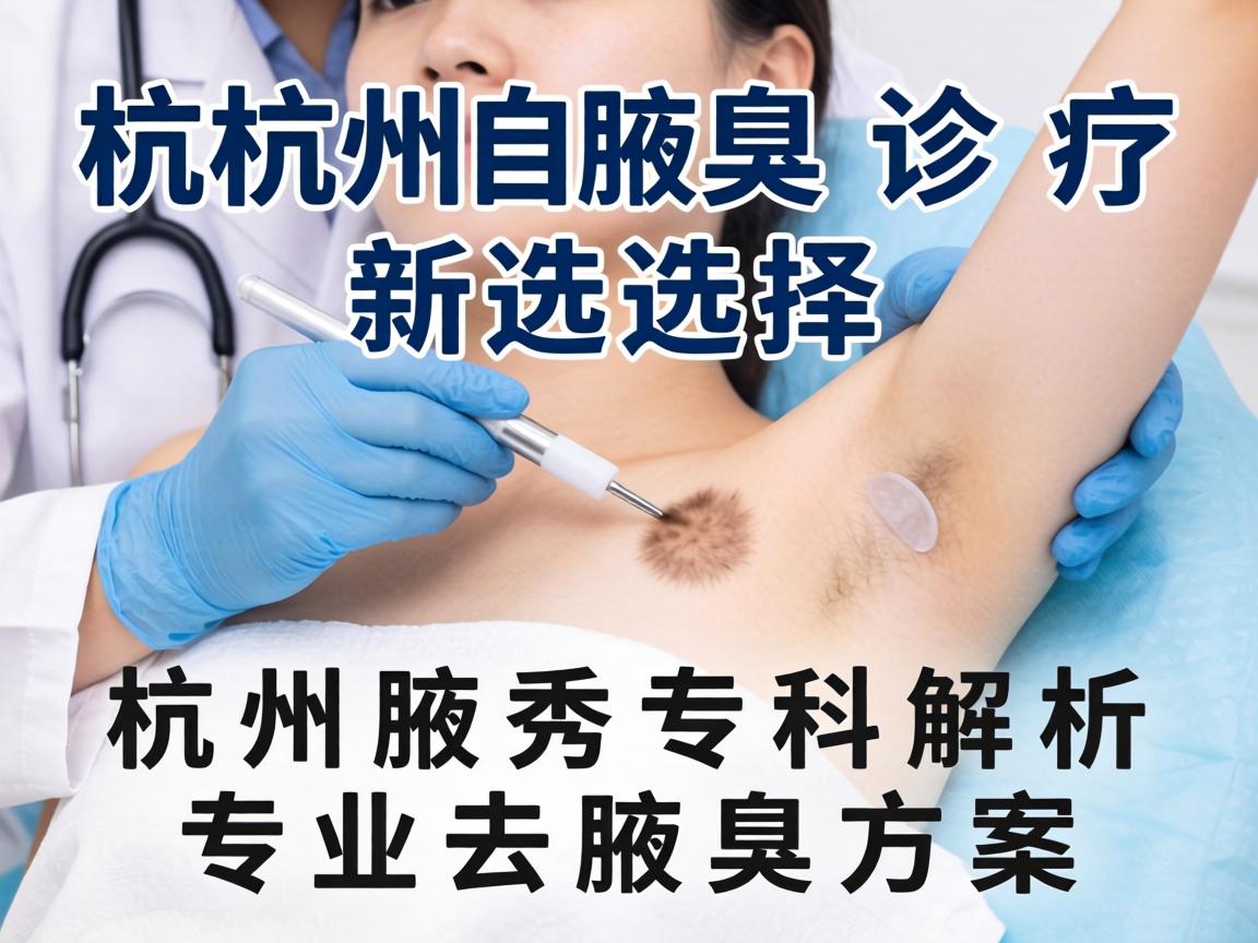杭州腋臭诊疗新选择，杭州腋秀专科解析专业去腋臭方案