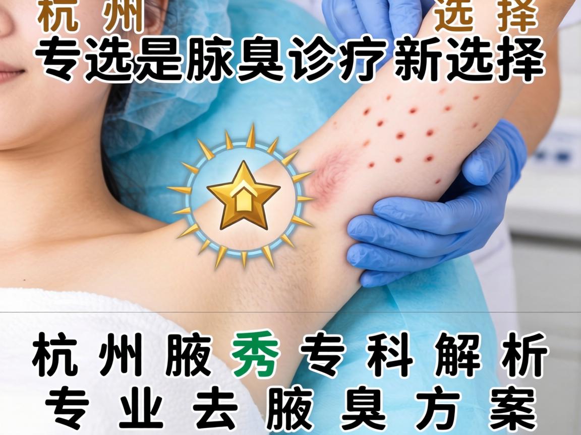 杭州腋臭诊疗新选择，杭州腋秀专科解析专业去腋臭方案