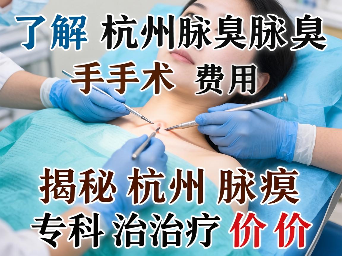 了解杭州腋臭手术费用，揭秘杭州腋臭专科治疗价格
