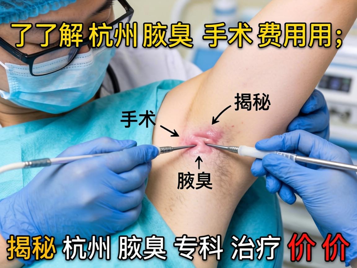 了解杭州腋臭手术费用，揭秘杭州腋臭专科治疗价格