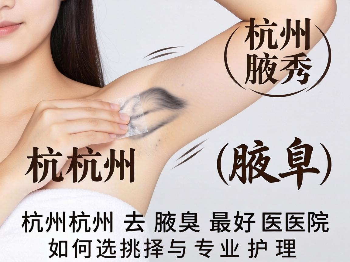 杭州腋秀解析，杭州去腋臭最好医院如何选择与专业护理