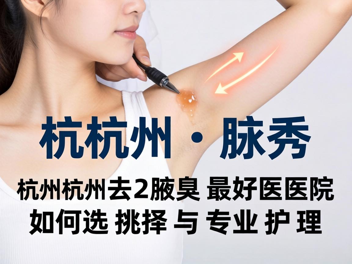杭州腋秀解析，杭州去腋臭最好医院如何选择与专业护理