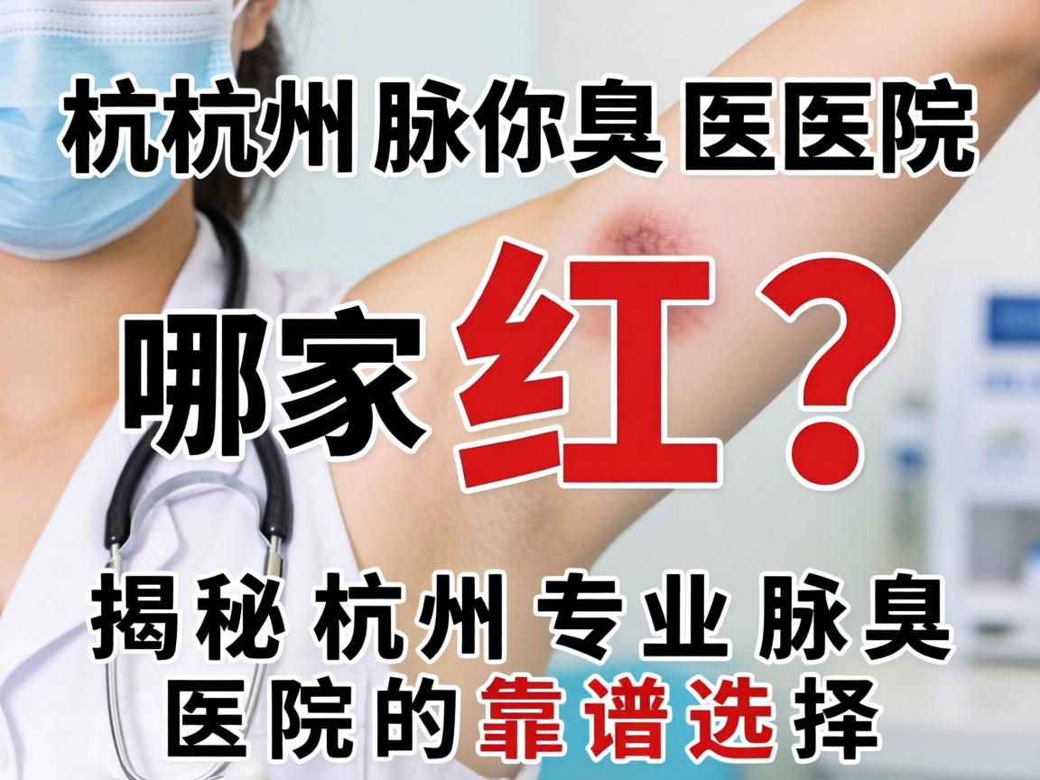 杭州腋臭医院哪家红？揭秘杭州专业腋臭医院的靠谱选择
