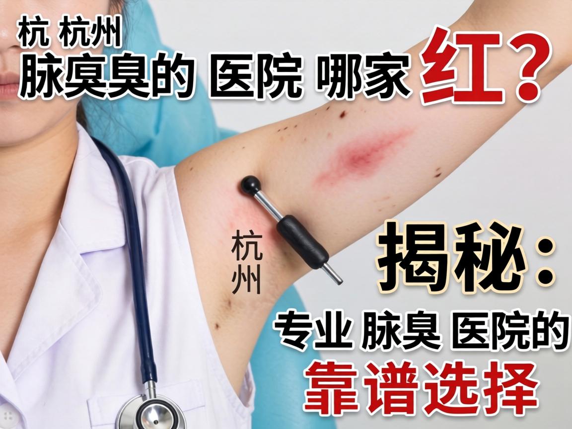 杭州腋臭医院哪家红？揭秘杭州专业腋臭医院的靠谱选择
