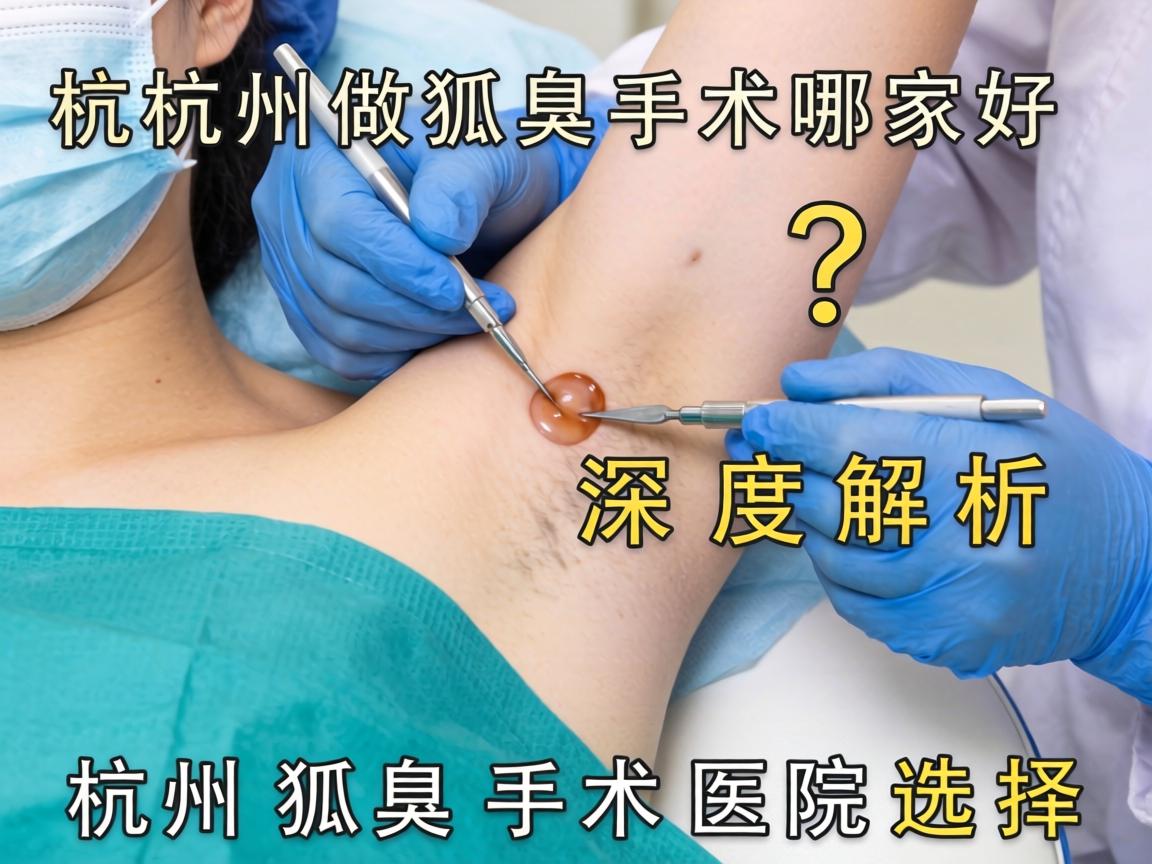 杭州做狐臭手术哪家好？深度解析杭州狐臭手术医院选择