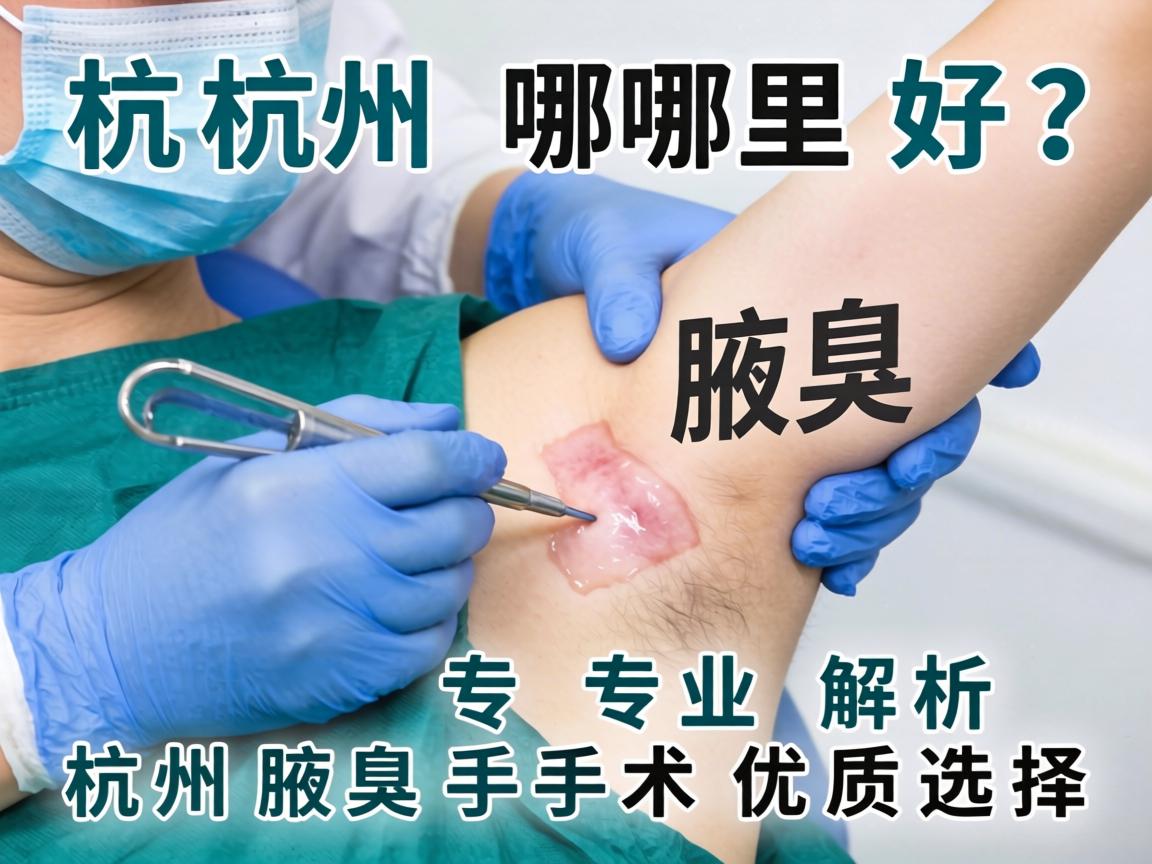 杭州腋臭手术哪里好？专业解析杭州腋臭手术优质选择