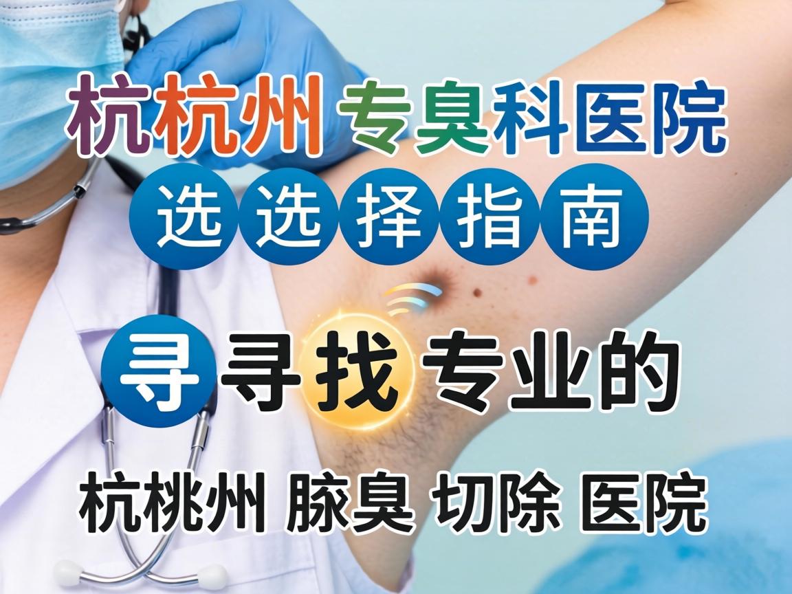 杭州腋臭专科医院选择指南,寻找专业的杭州腋臭切除医院 杭州腋臭专科医院选择指南,寻找专业的杭州腋臭切除医院