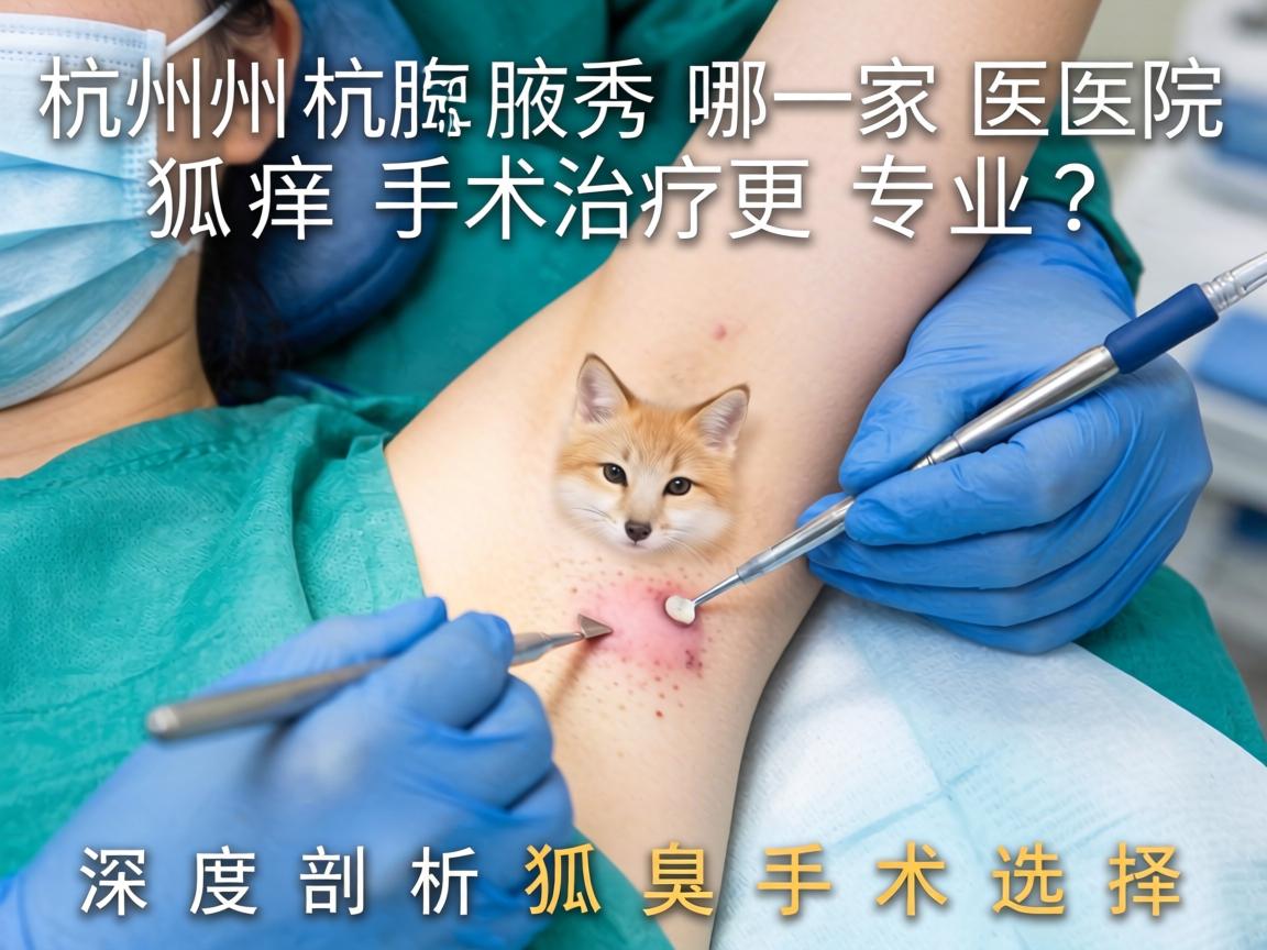 杭州腋秀解析，杭州哪家医院狐臭手术治疗更专业？深度剖析狐臭手术选择