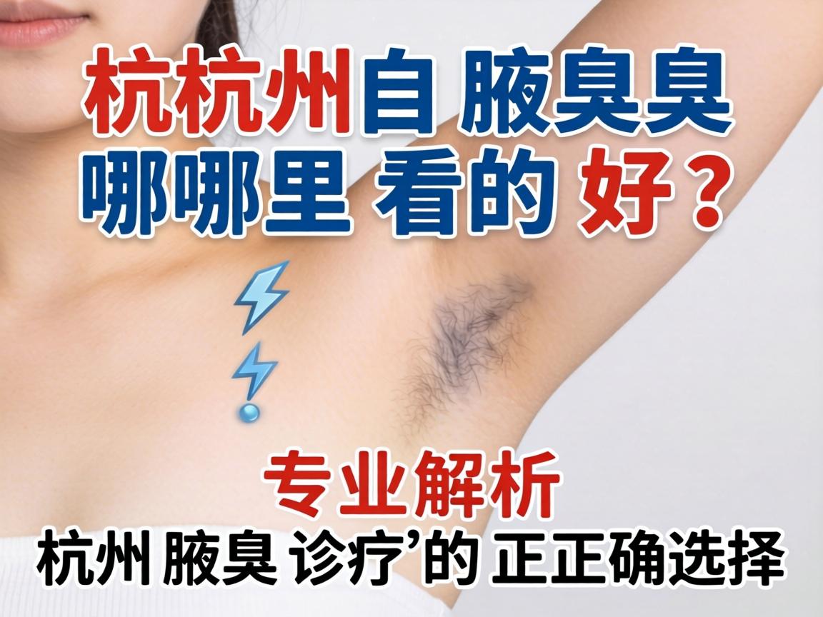 杭州腋臭哪里看的好？专业解析杭州腋臭诊疗的正确选择
