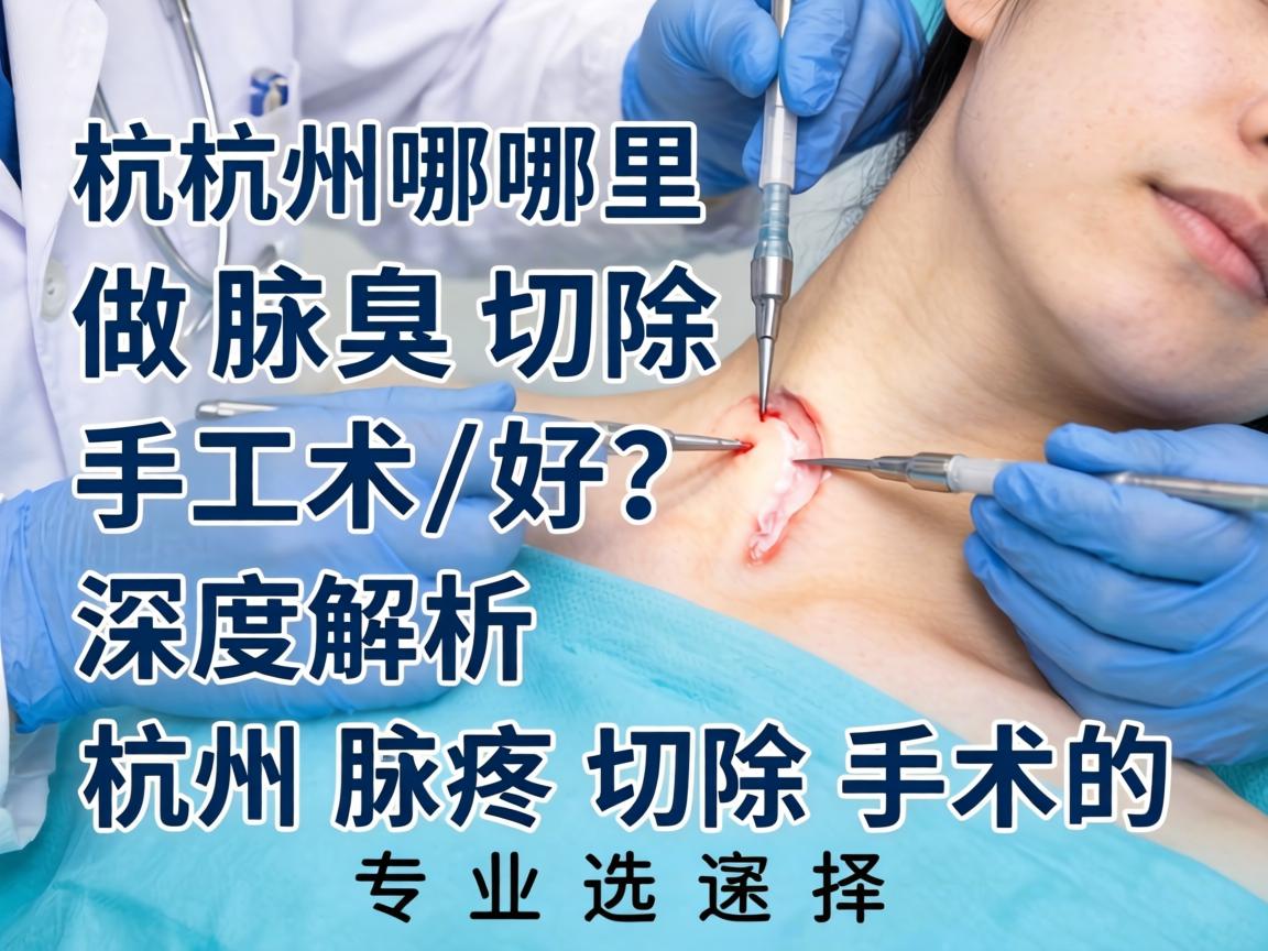 杭州哪里做腋臭切除手术好？深度解析杭州腋臭切除手术的专业选择