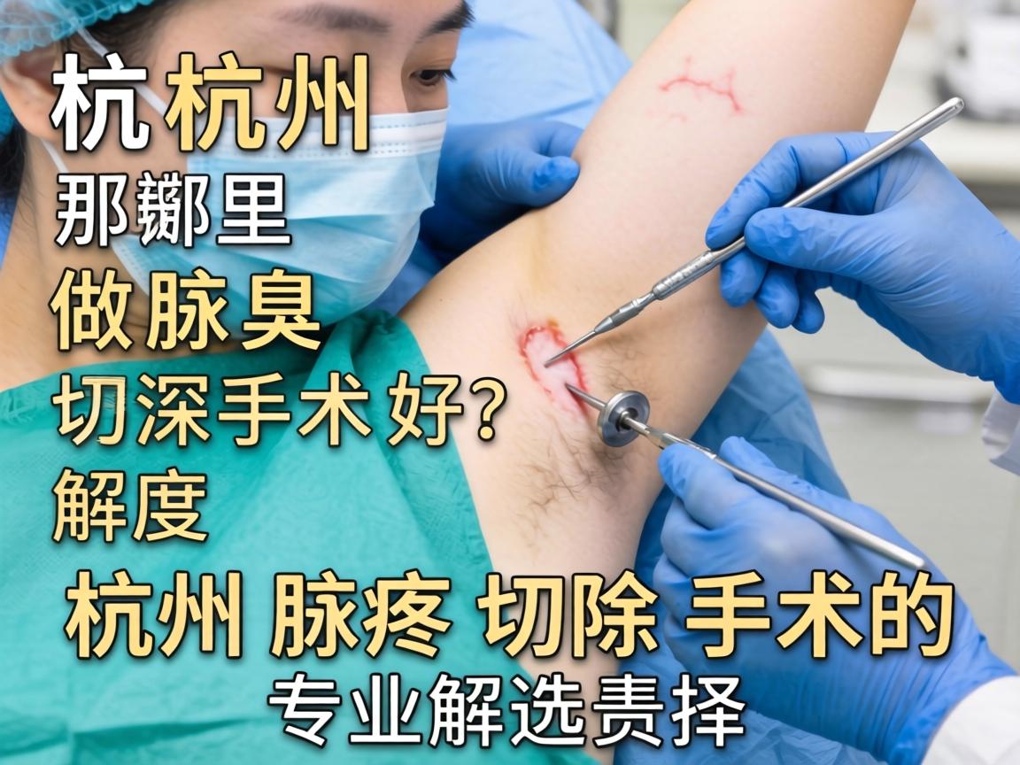 杭州哪里做腋臭切除手术好？深度解析杭州腋臭切除手术的专业选择