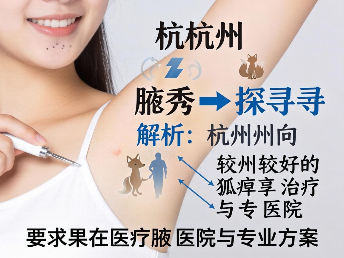 杭州腋秀解析,探寻杭州较好的狐臭治疗医院与专业方案 杭州腋秀解析,探寻杭州较好的狐臭治疗医院与专业方案