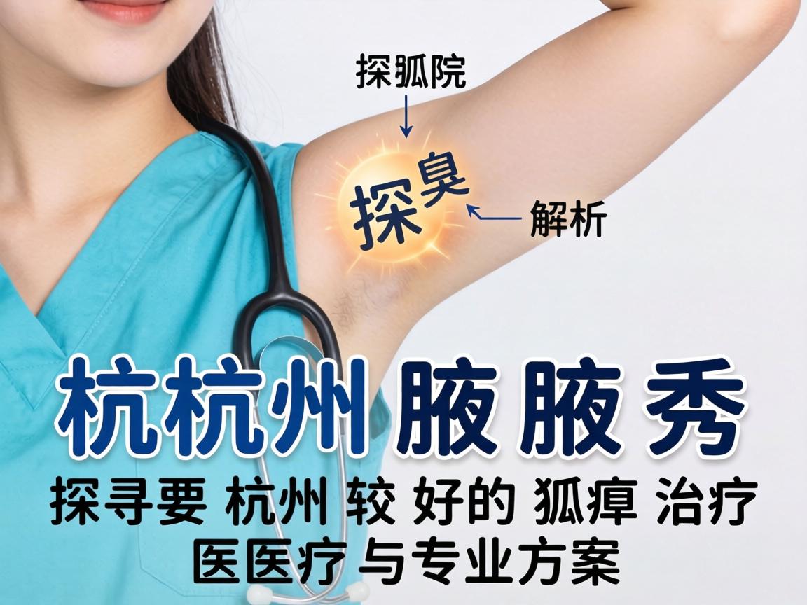 杭州腋秀解析,探寻杭州较好的狐臭治疗医院与专业方案 杭州腋秀解析,探寻杭州较好的狐臭治疗医院与专业方案