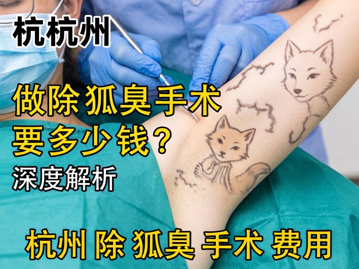 杭州做除狐臭手术要多少钱？深度解析杭州除狐臭手术费用