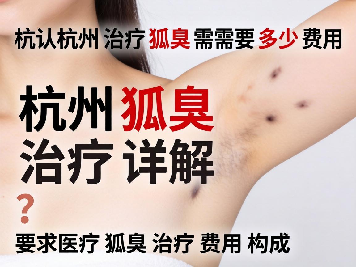 杭州治疗狐臭需要多少费用？详解杭州狐臭治疗费用构成
