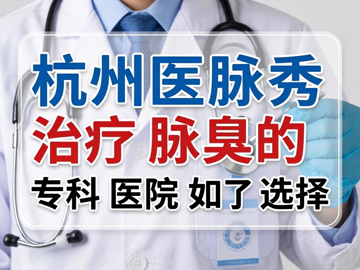 杭州腋秀医院解析，杭州治疗腋臭的专科医院如何选择