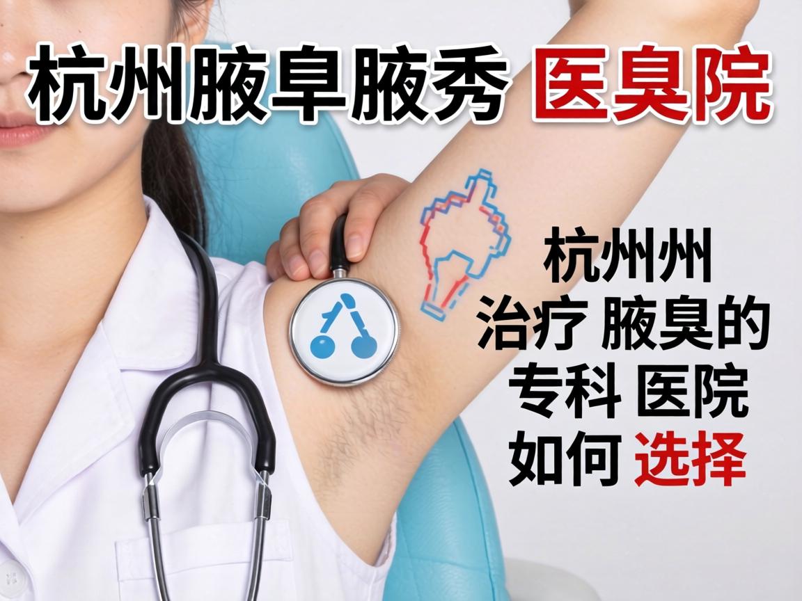 杭州腋秀医院解析，杭州治疗腋臭的专科医院如何选择