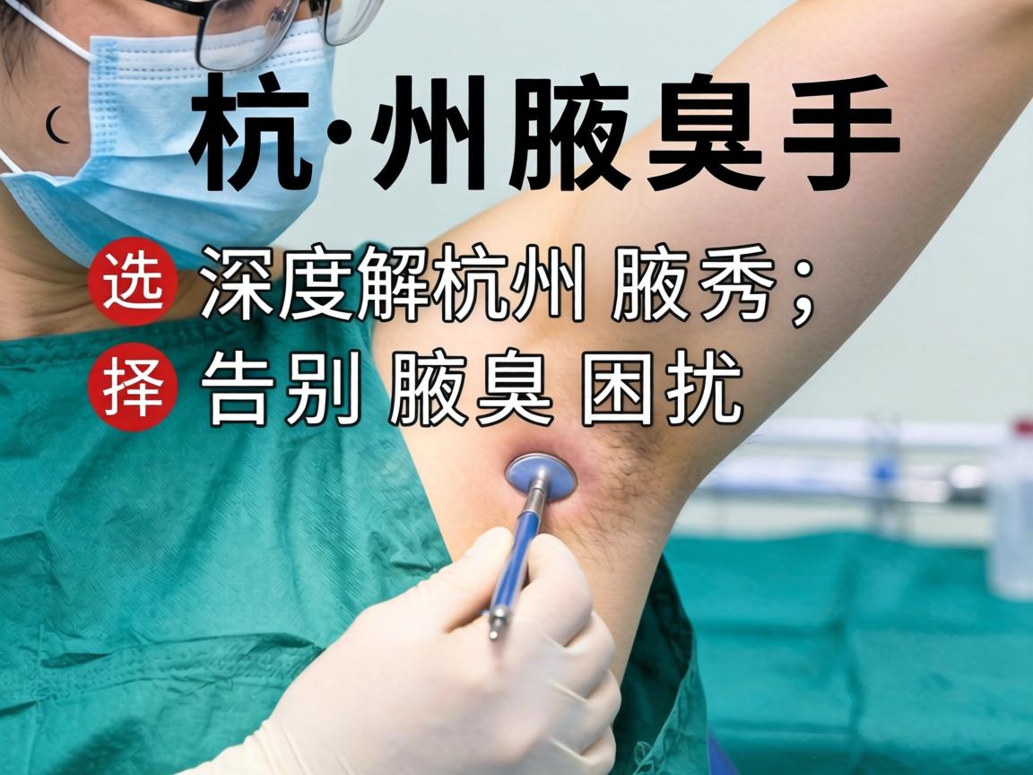 杭州腋臭手术深度解析，选择杭州腋秀，告别腋臭困扰