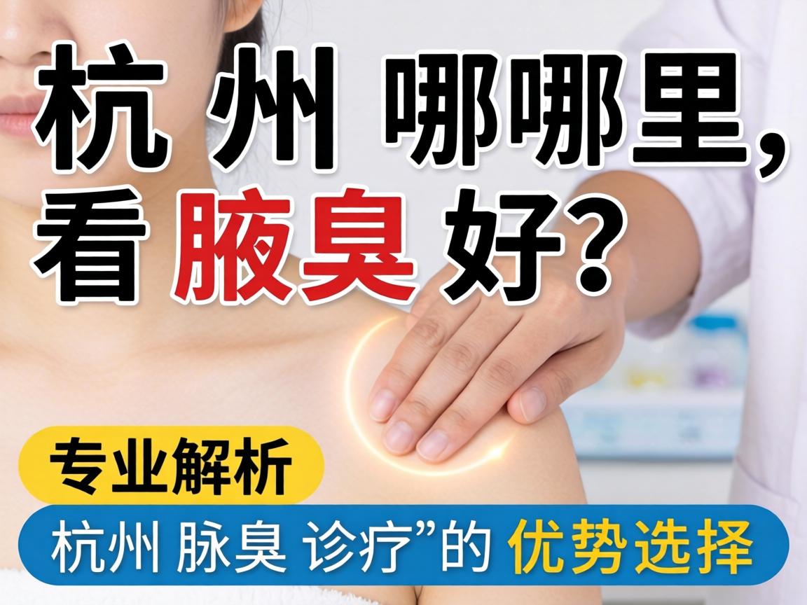 杭州哪里看腋臭好？专业解析杭州腋臭诊疗的优势选择