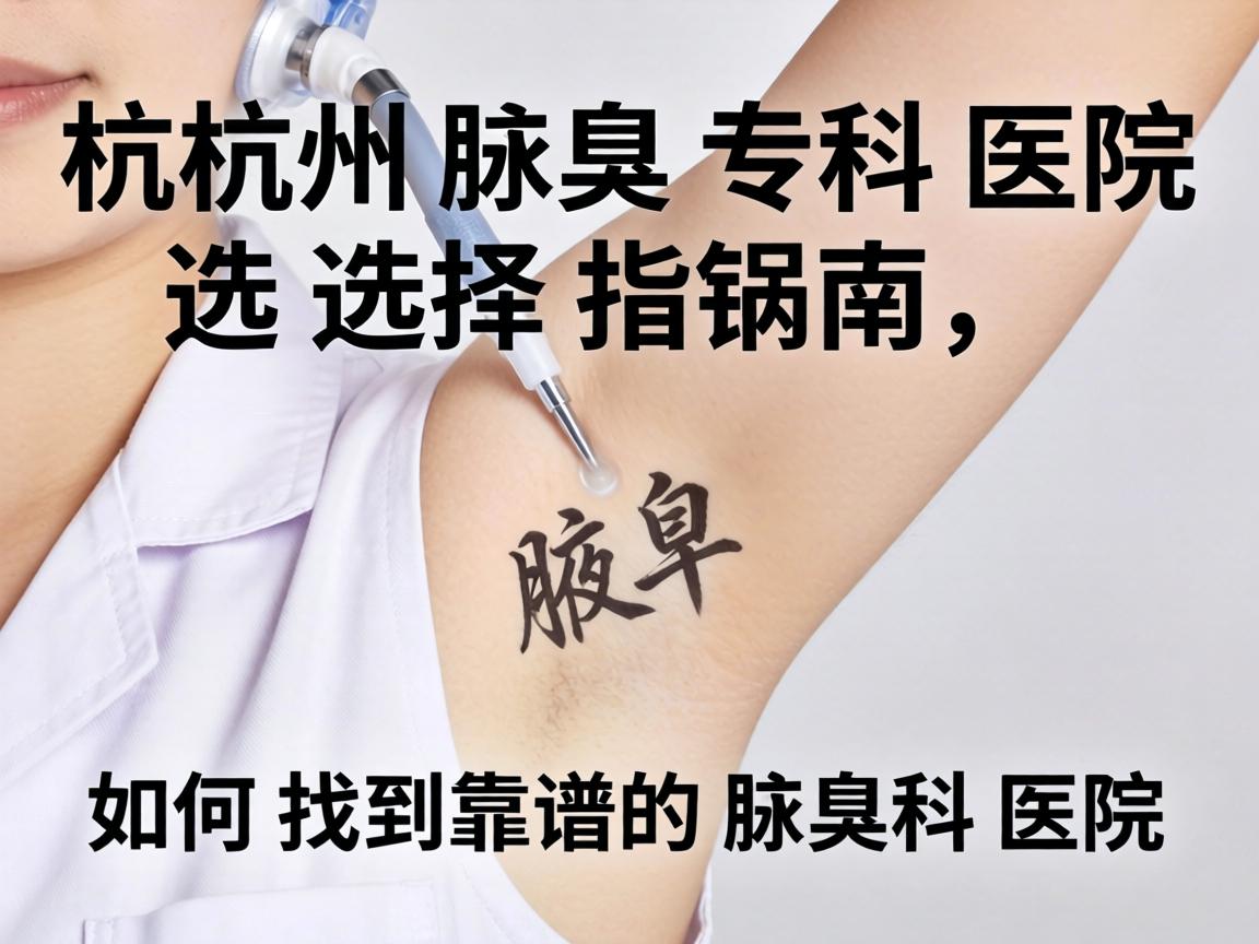 杭州腋臭专科医院选择指南,如何找到靠谱的腋臭科医院 杭州腋臭专科医院选择指南,如何找到靠谱的腋臭科医院