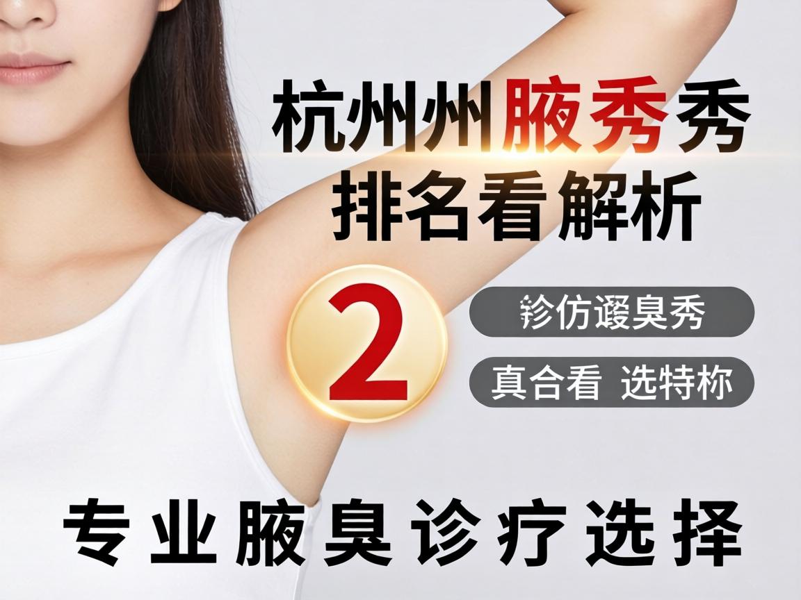 杭州腋秀排名解析，从杭州腋秀排名看专业腋臭诊疗选择
