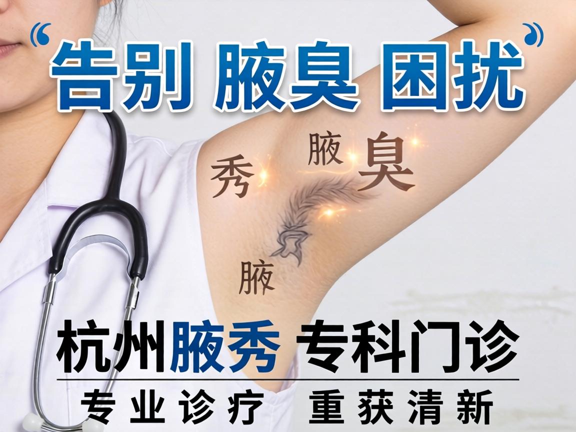 告别腋臭困扰，杭州腋秀专科门诊，专业诊疗，重获清新