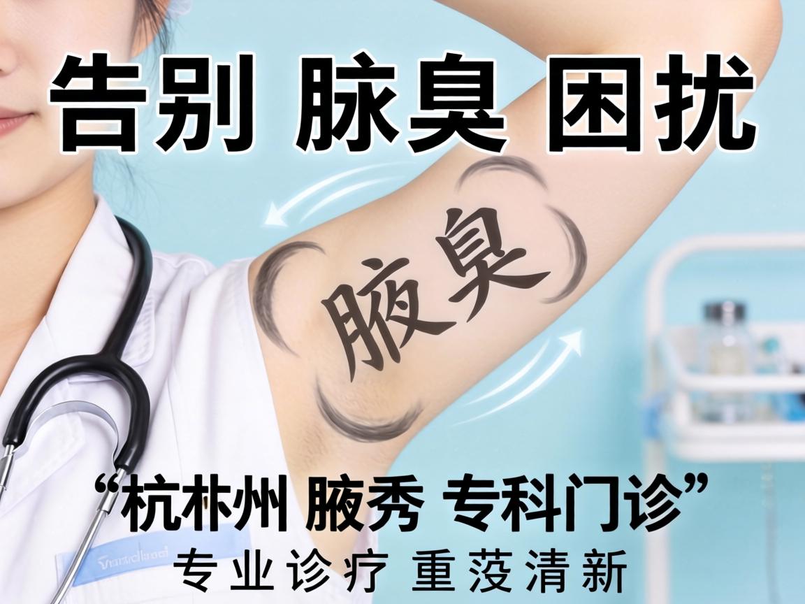 告别腋臭困扰，杭州腋秀专科门诊，专业诊疗，重获清新
