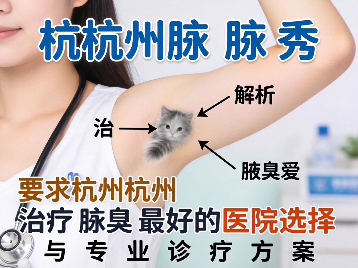 杭州腋秀解析，杭州治疗腋臭最好的医院选择与专业诊疗方案