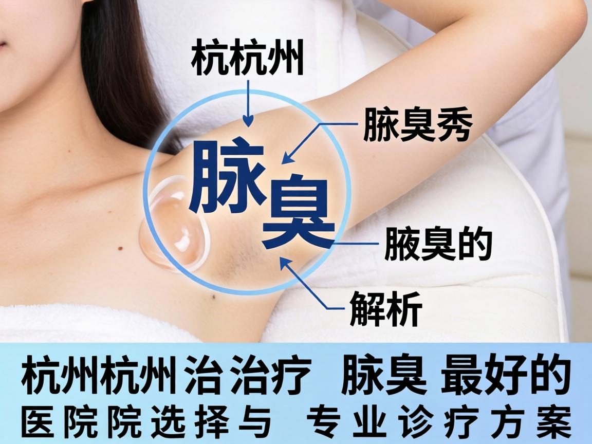 杭州腋秀解析，杭州治疗腋臭最好的医院选择与专业诊疗方案
