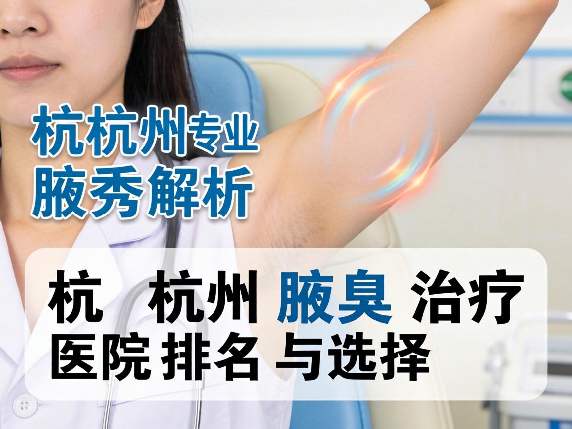 杭州腋秀解析,专业视角下的杭州腋臭治疗医院排名与选择 杭州腋秀解析,专业视角下的杭州腋臭治疗医院排名与选择