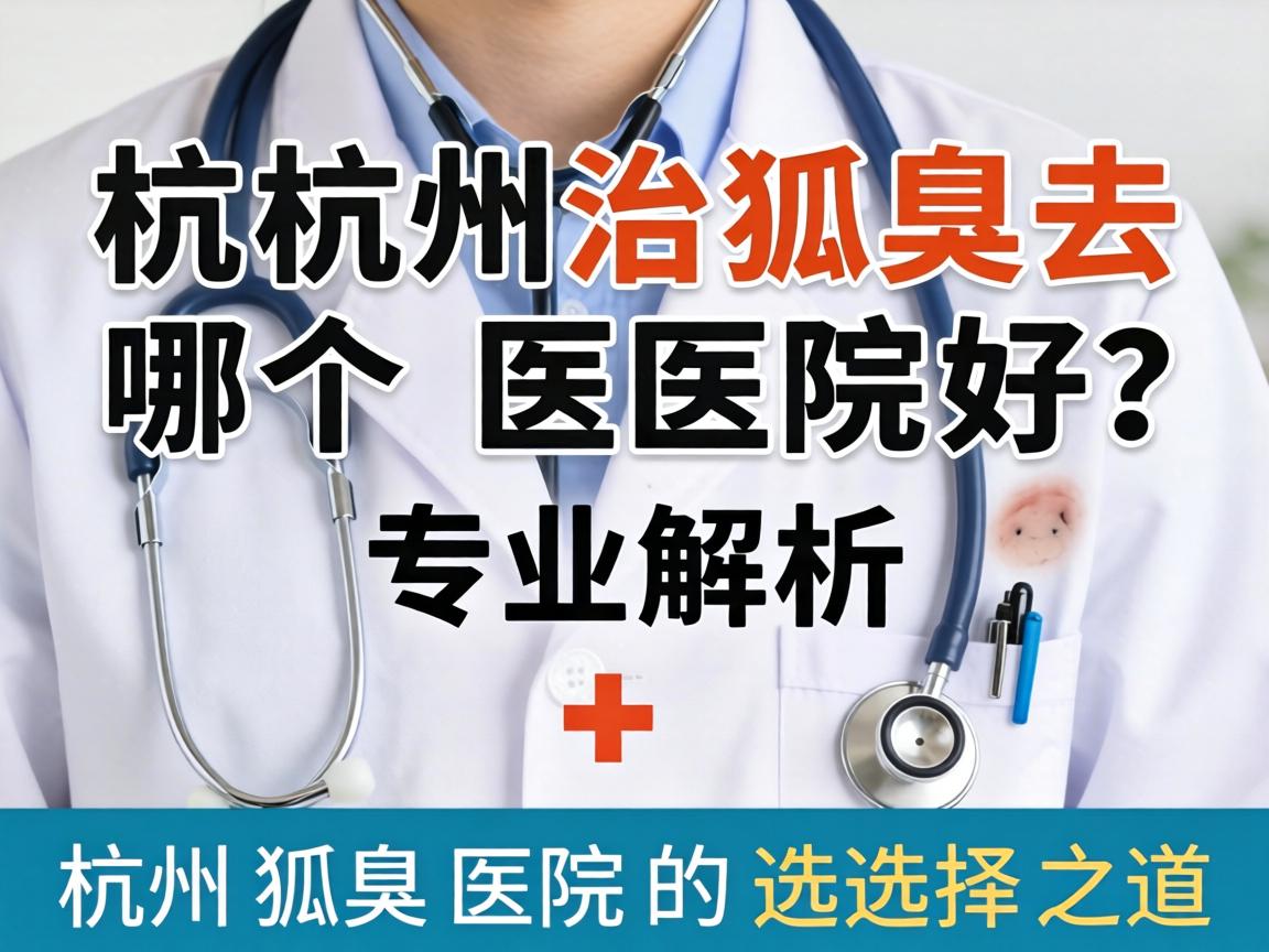 杭州治狐臭去哪个医院好？专业解析杭州狐臭医院的选择之道