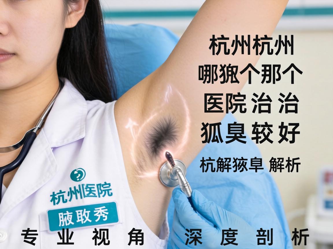 杭州腋秀解析，在杭州哪个医院治狐臭较好？专业视角深度剖析