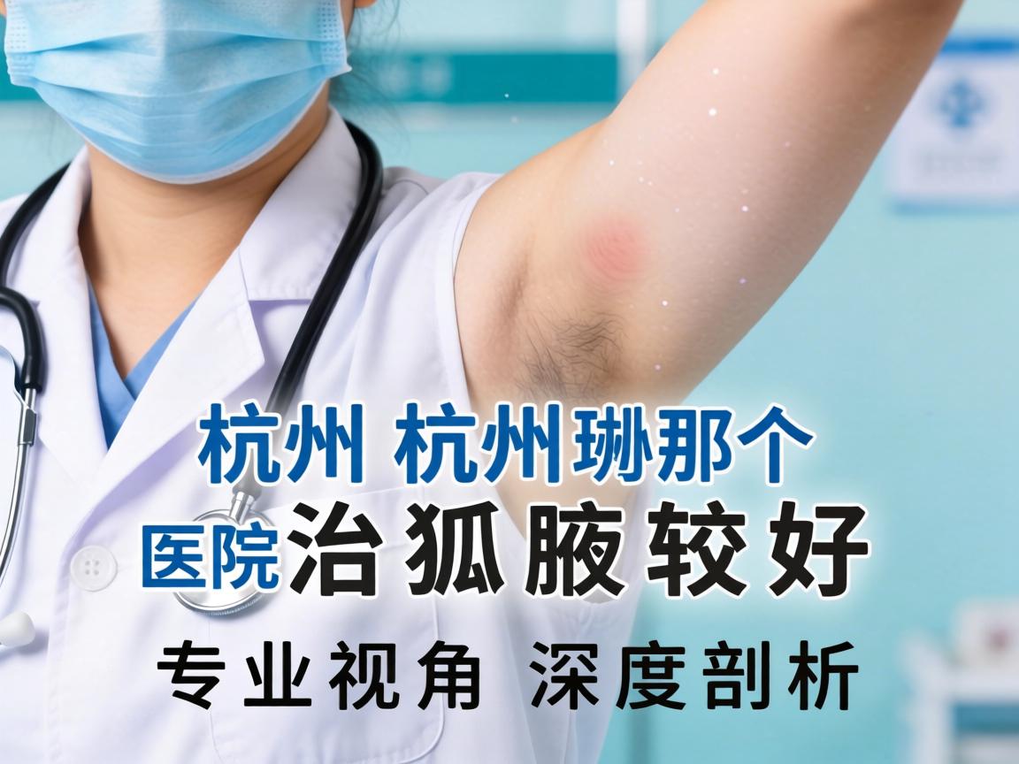 杭州腋秀解析，在杭州哪个医院治狐臭较好？专业视角深度剖析