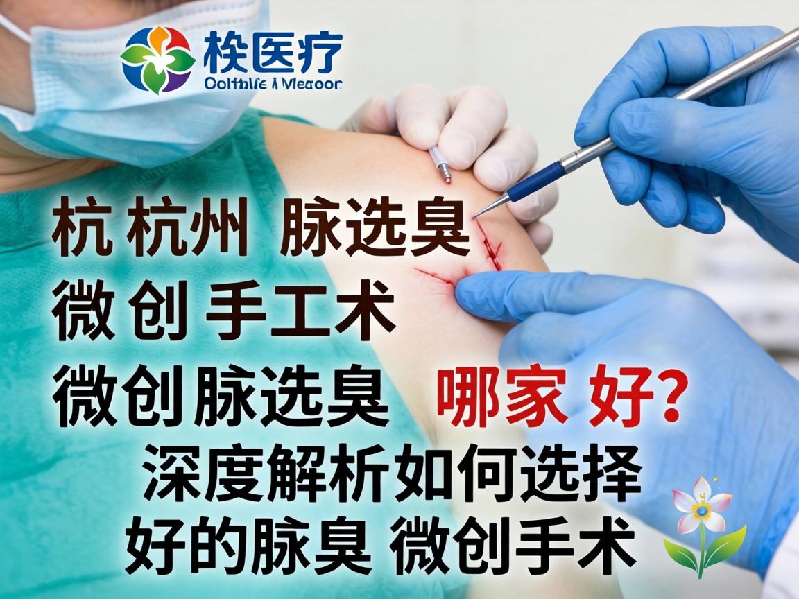 杭州腋臭微创手术哪家好？深度解析如何选择好的腋臭微创手术