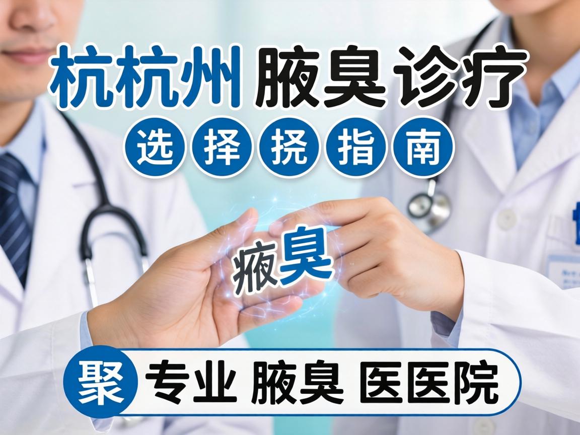杭州腋臭诊疗选择指南，聚焦专业腋臭医院