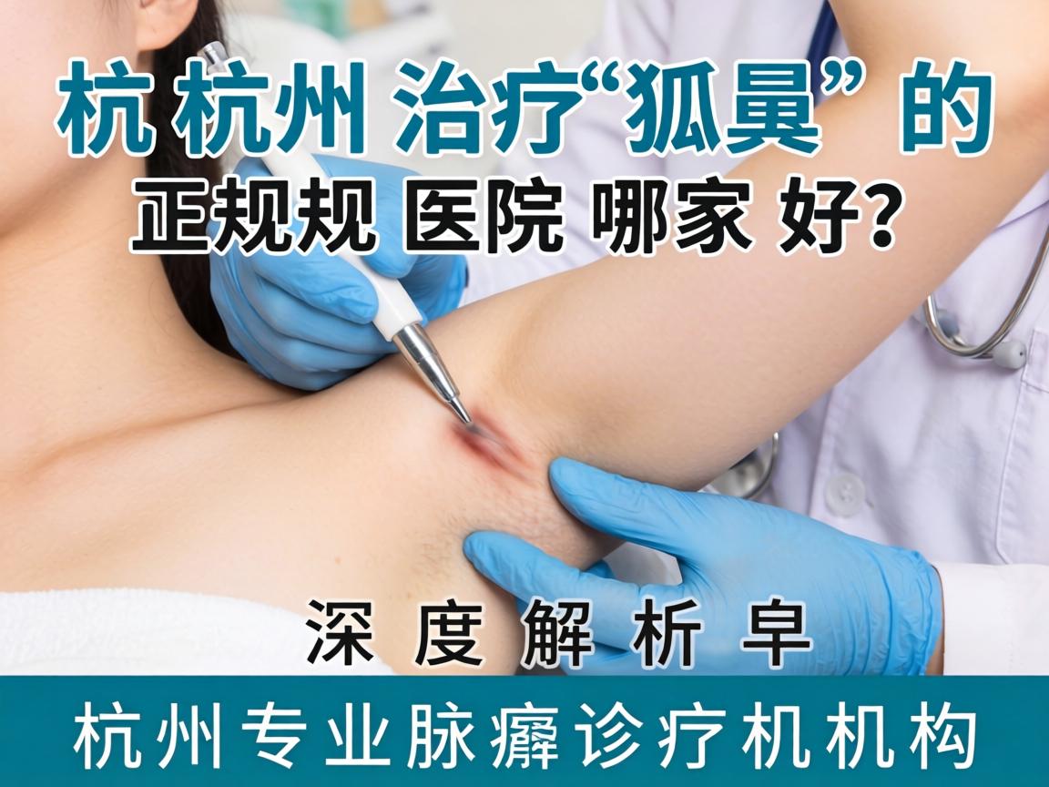 杭州治疗狐臭的正规医院哪家好？深度解析杭州专业腋臭诊疗机构